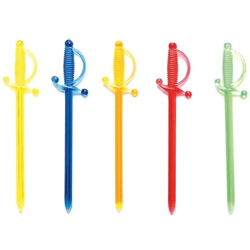 Шпажки д/канапе L=7см [300шт]; пластик; H=11.5,L=7,B=4см; разноцветн.