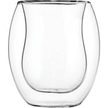 Бокал двойные стенки «Проотель»; термост.стекло; 150мл; D=7см