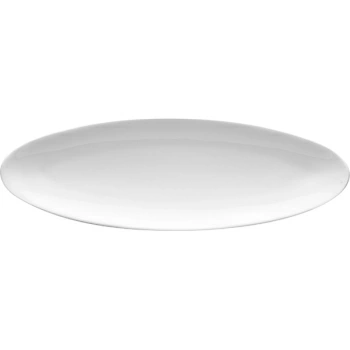 Селедочница «Кунстверк»; фарфор; H=2.5,L=40,B=13.5см; белый