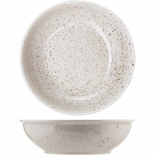 Салатник «Лайфстиль»; фарфор; D=21см; песочн.