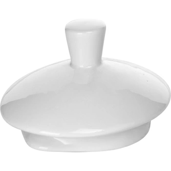 Фото Крышка для чайника «Монако Вайт»; фарфор; H=6,L=10,B=8см; белый Крышка для чайника «Монако Вайт»; фарфор; H=6,L=10,B=8см; белый