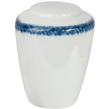 Перечница «Блю дэппл»; фарфор; D=6/4,H=7.5см; белый,синий