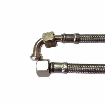 Шланг подключения 3/8"- 3/8", DN8, 1,5м, колено