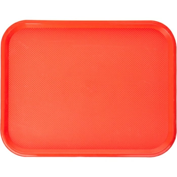 Поднос для  Фаст Фуд; пластик; H=2,L=45.5,B=35.5см; красный