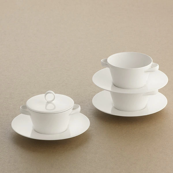 Бульон.чашка «Пьюрити»; фарфор; 270мл; белый