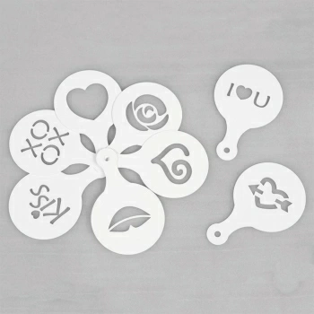 Трафарет-декоратор P.L. Proff Cuisine набор 8 шт. пластик