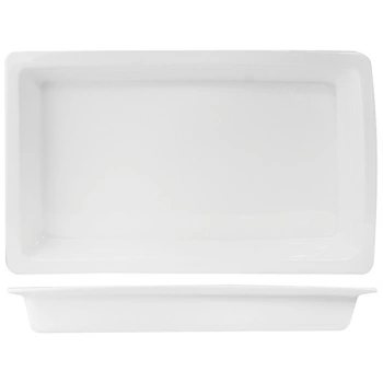 Фото Гастроемкость (1/1); фарфор; H=6.5,L=53,B=32.5см Гастроемкость (1/1); фарфор; H=6.5,L=53,B=32.5см