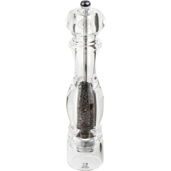 Мельница для перца метал.мех.; акрил; D=6.5,H=30см; прозр.,металлич.