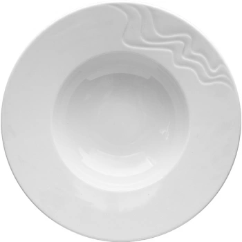 Тарелка глубокая «С-Класс Мелодия»; фарфор; 500мл; D=29,H=6см; белый