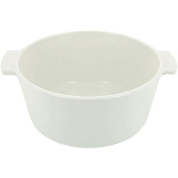 Кастрюля для запекания б/крышки «Революшн»; керамика; 2.4л; D=22,H=9.5см; белый