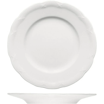 Тарелка мелкая «Штутгарт»; фарфор; D=28,H=3см; белый