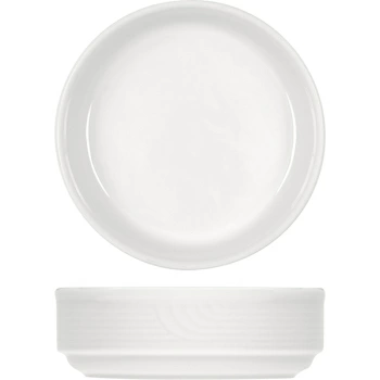 Блюдо для фруктов «Карат»; фарфор; 330мл; D=12,H=4.1см; белый