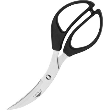 Ножницы для птицы; сталь,пластик; L=26.5/16,B=2см; черный,металлич.