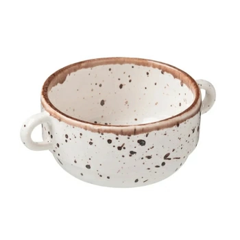 Чашка бульонная Пунто Бьянка 300 мл фарфор белый