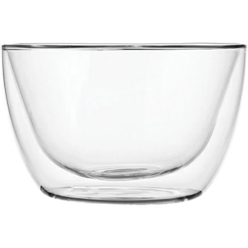 Салатник двойные стенки «Проотель»; термост.стекло; 0.55л; D=128,H=80мм