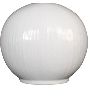 Ваза для цветов «Спайро»; фарфор; D=2,H=8,L=11.5,B=7.5см; белый