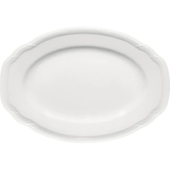 Блюдо овал. «Штутгарт»; фарфор; L=33,B=23см; белый