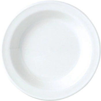 Тарелочка для масла «Симплисити вайт -Хармони»; фарфор; D=11,H=1.7см; белый
