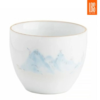 Чаша керамическая Горы в дымке тумана LBS 50 мл