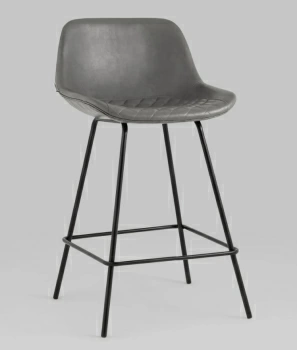 Стул полубарный Деймон экокожа серый