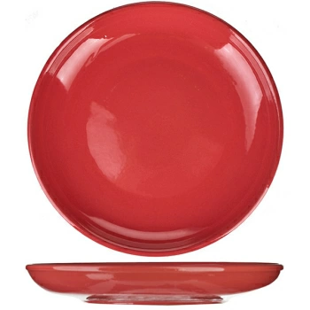 Тарелка; керамика; D=18,H=3см; разноцветн.