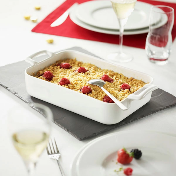 Фото Форма для запекания прямоуг. «Бель Кузин»; фарфор; 450мл; H=4.5,L=16см; белый Форма для запекания прямоуг. «Бель Кузин»; фарфор; 450мл; H=4.5,L=16см; белый