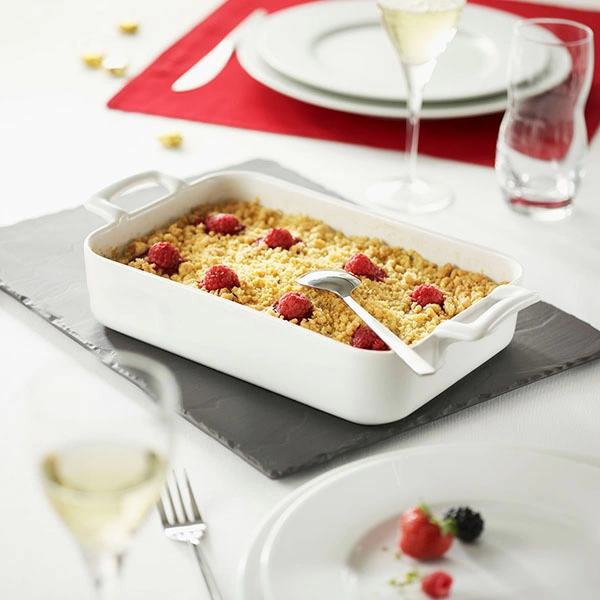 Блюдо прямоуг. «Базальт»; фарфор; L=40,B=30см; черный,матовый