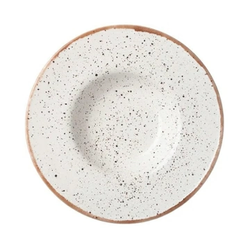 Тарелка для пасты Пунто Бьянка 500 мл фарфор белый