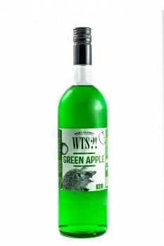 Сироп WTS?! Green Apple Зелёное Яблоко стекло 1 л