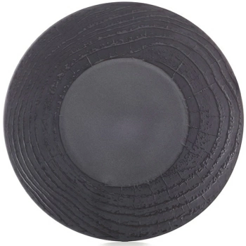 Тарелка мелкая «Арборесценс» цвет-лакрица; фарфор; D=28,H=3.5см