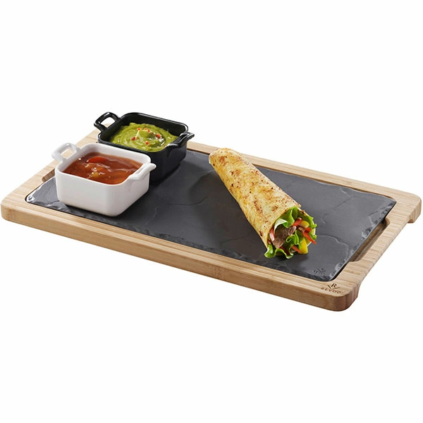 Фото Блюдо прямоугольное «Базальт»; фарфор; L=30,B=16см; черный,матовый Блюдо прямоугольное «Базальт»; фарфор; L=30,B=16см; черный,матовый