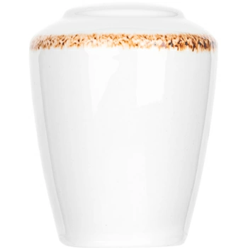 Перечница «Браун дэппл»; фарфор; белый,коричнев.