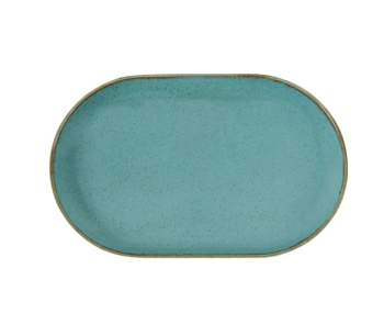 Блюдо Porland Seasons 32х20 см бирюзовый