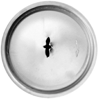 Насадка кондит. «Лист папоротника»; сталь нерж.; D=22/5,H=40мм; металлич.