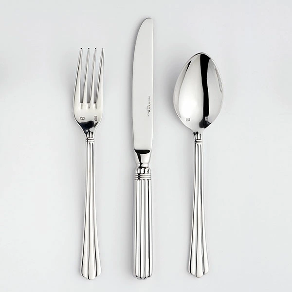 Фото Вилка столовая «Библос»; сталь нерж.; L=210/75,B=5мм; металлич. Вилка столовая «Библос»; сталь нерж.; L=210/75,B=5мм; металлич.