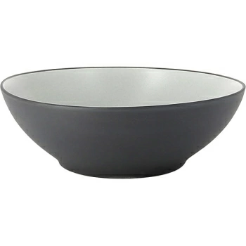 Салатник «Экинокс»; керамика; 700мл; D=19,H=6.5см; серый