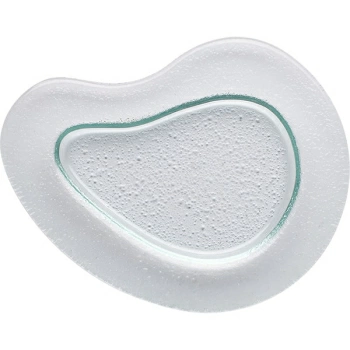 Тарелка «Амеба»; стекло; H=1.5,L=19,B=15см; прозр.