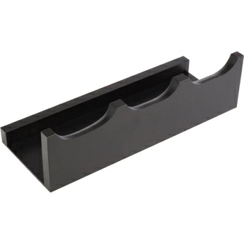 Набор емкостей на подставке [3шт]; стекло,дерево; H=13.5,L=43,B=17см; тем.корич.