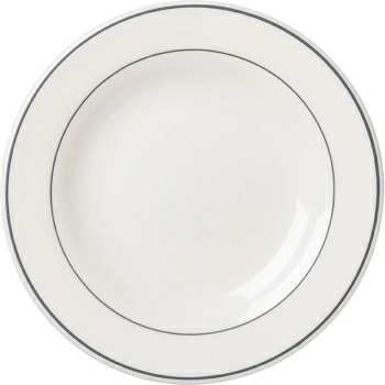 Тарелка пирожковая «Рисепшн»; стекло; D=15.5,H=1.5см; слон.кость,серый