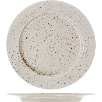 Тарелка мелкая «Лайфстиль»; фарфор; D=26см; песочн.
