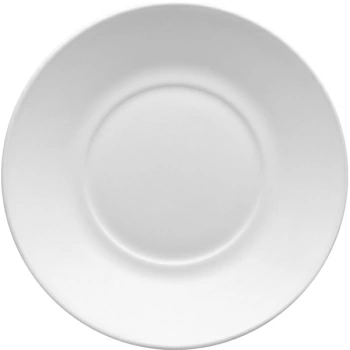 Блюдце «Эвридэй»; стекло; D=16,H=2см; белый