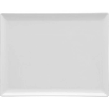 Блюдо прямоуг. «Сан Марино»; фарфор; L=31,B=24см; белый