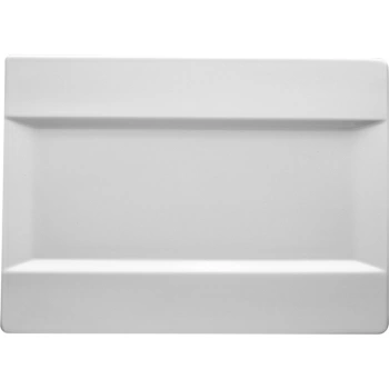 Блюдо прямоуг. «Фрейм»; фарфор; L=35.5,B=25.5см; белый