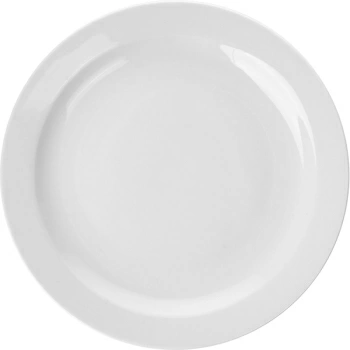 Тарелка мелкая «Бейсик»; фарфор; D=20,H=2см; белый