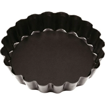 Форма для выпечки  съемное дно; сталь,антиприг.покр.; D=10,H=2см; черный