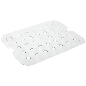 Полка дренаж. для гастр-ти (1/4); поликарбонат; H=1.5,L=20.5,B=11см; прозр.