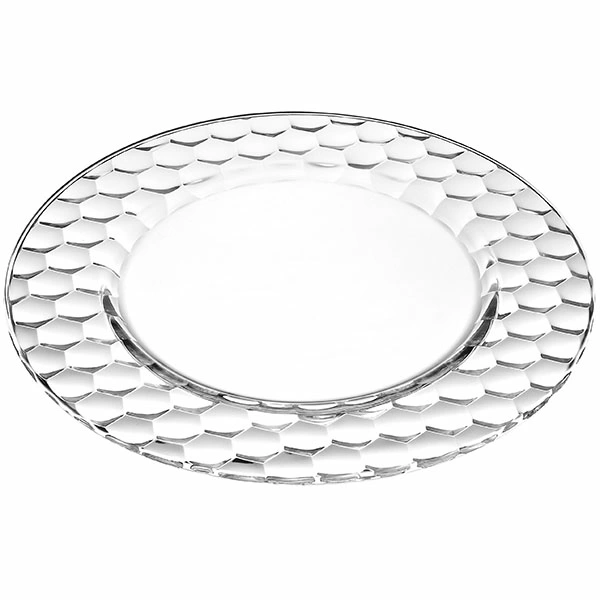 Тарелка «Хани»; стекло; D=32см; прозр.