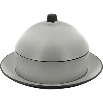 Блюдо для подачи Revol Экинокс Д=22 В=13 см серый