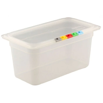 Гастроемкость (1/3); полипроп.; 5.1л; H=15,L=32.5,B=17.6см; прозр.