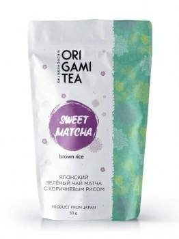 Японский чай Оригами Sweet matcha с рисом 50 г